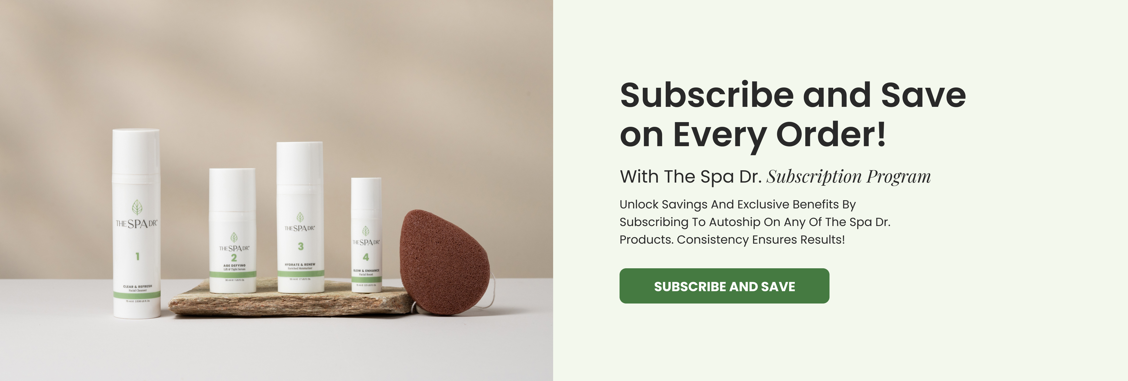 Subscribe and Save on Every Order