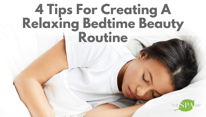 Young women sleeping after her relaxing bedtime beauty routine